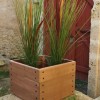 AUTHENTIK-BAC A FLEURS EN BOIS-CACHE POT EN BOIS-GARDEN K