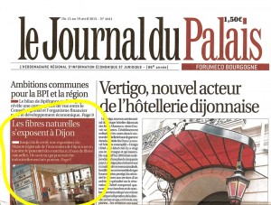 le journal du palais dijon parle de garden k 