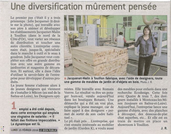 GARDEN K-JACQUENET-MALIN-SAVOIR-FAIRE FRANCAIS-MOBILIER DE JARDIN EN BOIS-CREATIVITE