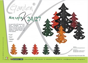 GARDEN K-SAPIN EN BOIS-DEMONTABLE-