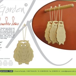 CHOUETTE DECO-GARDEN K-SUSPENSION-DECORATION-POULE-