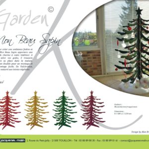 GARDEN K-SAPIN BOIS-NATUREL-DECORATIF