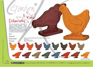 DESSOUS DE PLAT-POULE-GARDEN K-VALCHROMAT