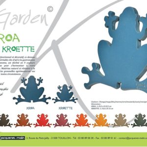 DESSOUS DE PLAT-GRENOUILLE-GRENOUILLETTE-GARDEN K-DECORATIF