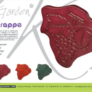 DESSOUS DE PLAT-GRAPPE DE RAISIN-GARDEN K-ORIGINAL